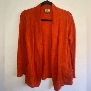 Alpaca international pure baby alpaca orange/red sweater